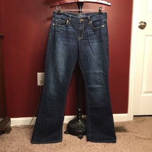 Lucky Brand Blue Sofia Boot Jeans